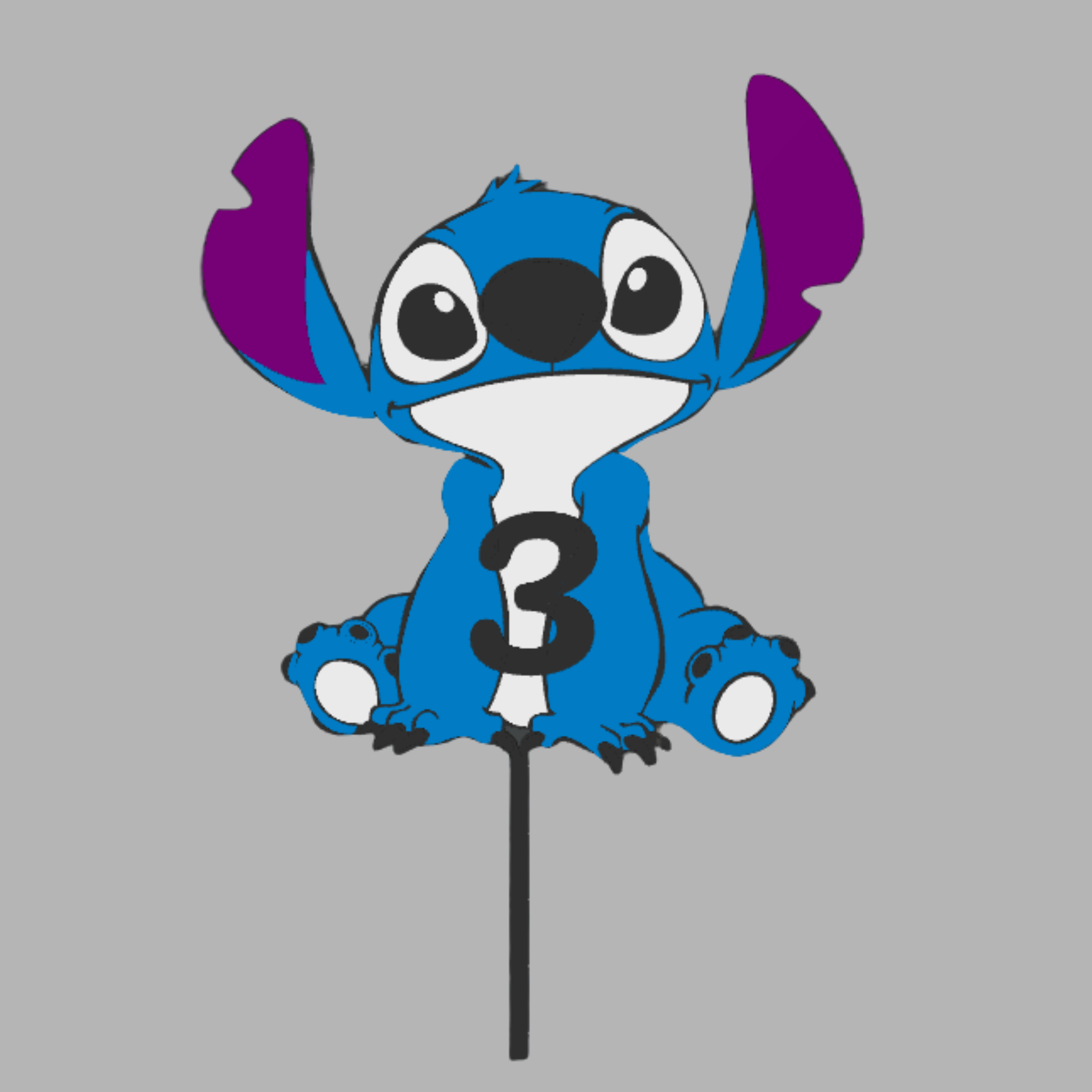 Stitch + broj topper