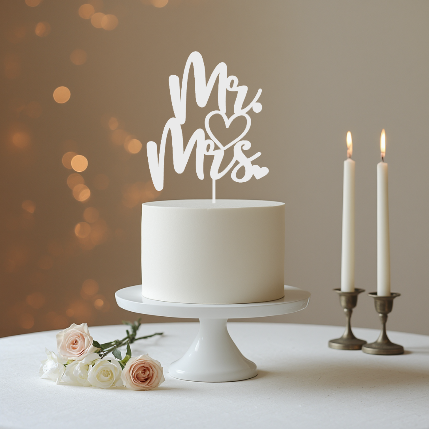 Mr & Mrs topper